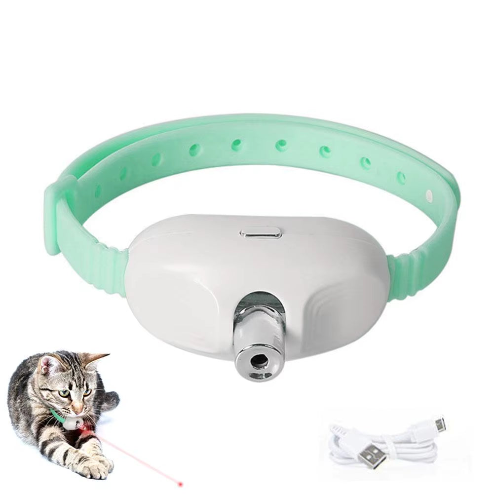 Smart Interactive Laser Cat Collar (Rechargeable)